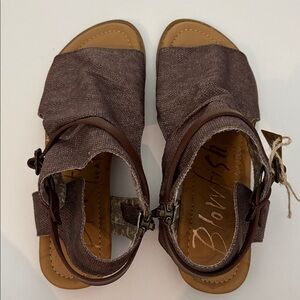 Blowfish Malibu Brown Sandals for Women -Size 8
